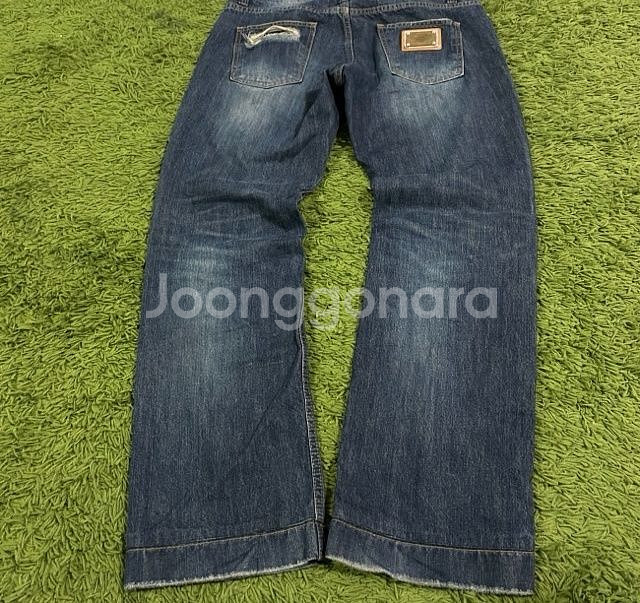 돌체앤가바나 금장 청바지 데님청바지 데님팬츠 34인치--2