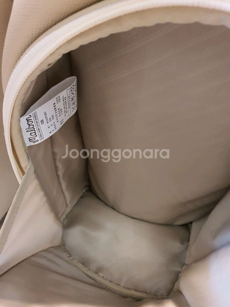 말본골프백 캐디백 트롤리 바퀴형 베이지--9