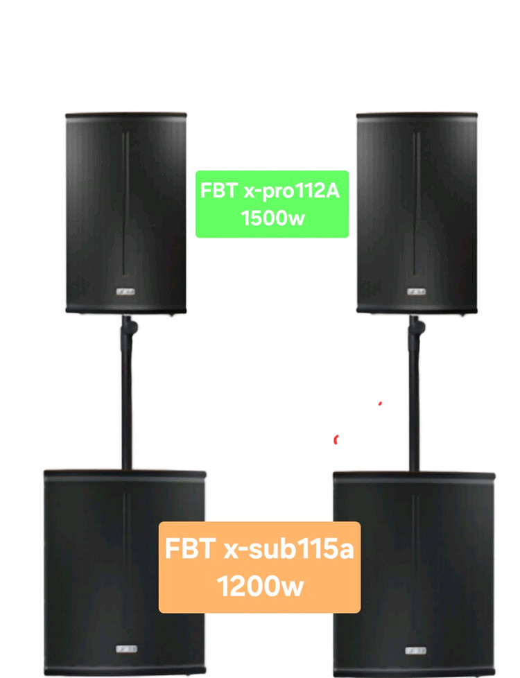 FBT x-pro112A /115SA스피커--0