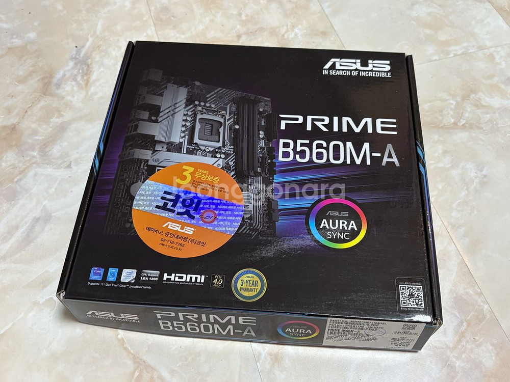 ASUS PRIME B560M-A 메인보드--0