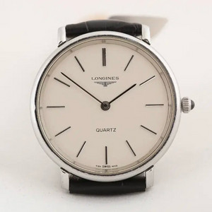 스위스 론진 Longines실버다이얼쿼츠 Cal.730