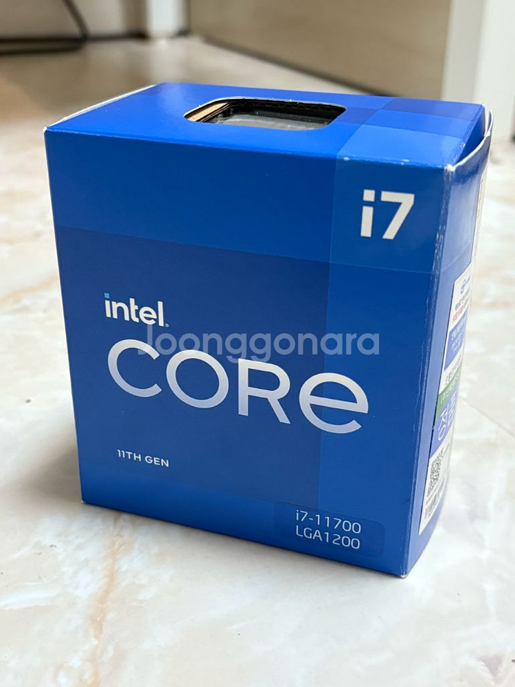 인텔 i7-11700 CPU 풀박스 S급--0