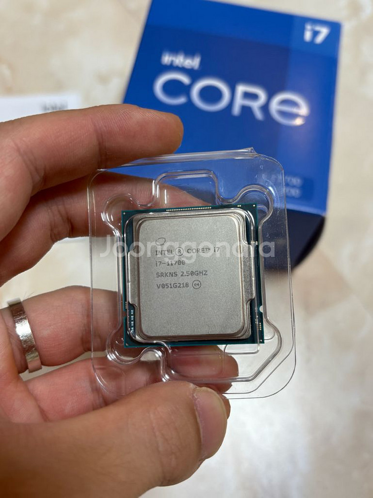 인텔 i7-11700 CPU 풀박스 S급--5