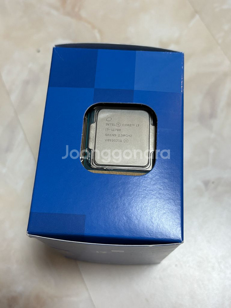 인텔 i7-11700 CPU 풀박스 S급--6