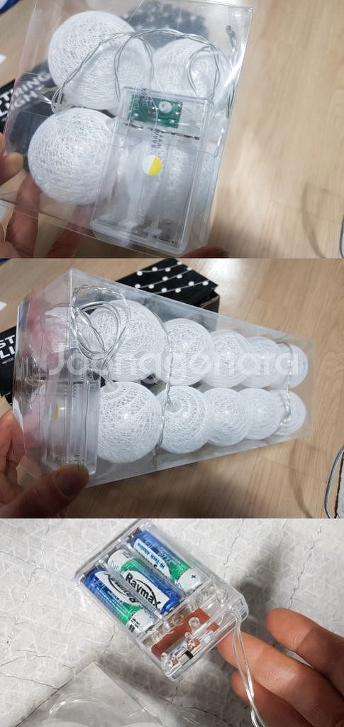 메이튼 레드와일드 감성전구 캠핑,차박전구/LED코튼볼--4