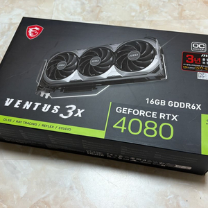 MSI 지포스 RTX 4080 Ventus 3X OC