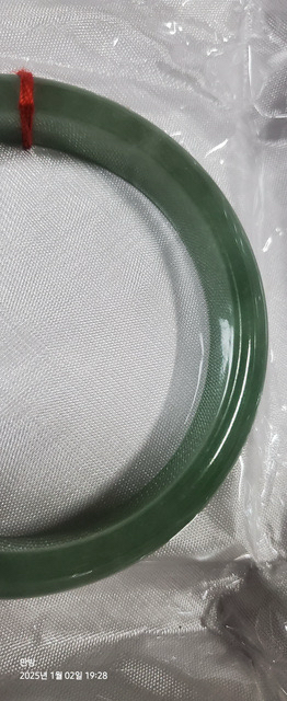 [골동품/옥기류] 고급 수산옥 팔찌(b-64)--1