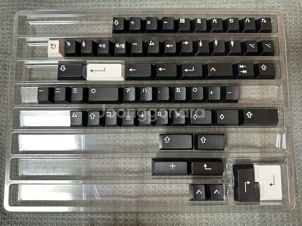 GMK katakana wob 카타카나 블랙이색--3