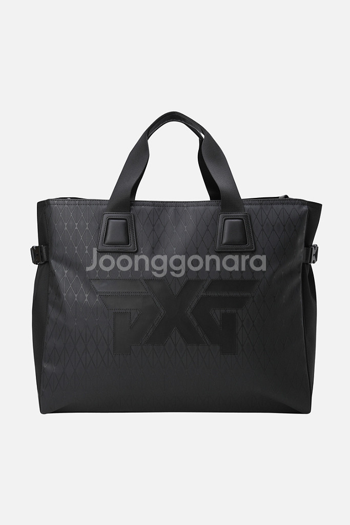 pxg 패턴 보스턴백 토트백형 블랙 새상품--0