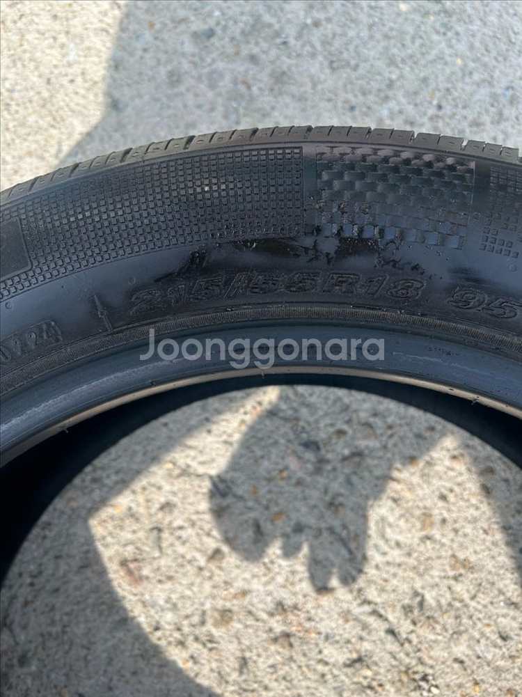 215/55R18 중고타이어 판매합니다--2