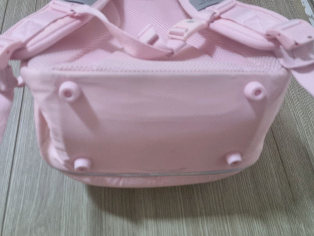 뉴발란스키즈 아동 8-10세 투명몰드블링 백팩 핑크--2