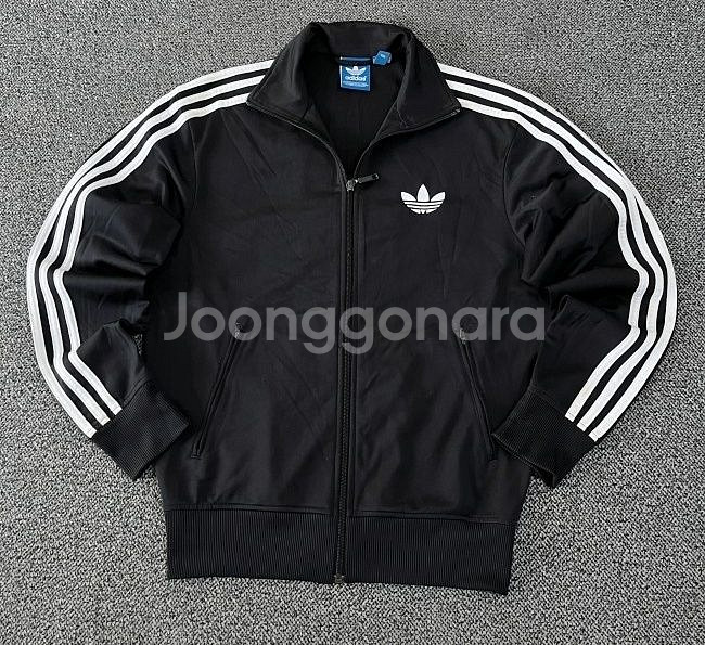 아디다스 파이어버드 블랙 검흰 트랙탑 져지집업 95/M--0