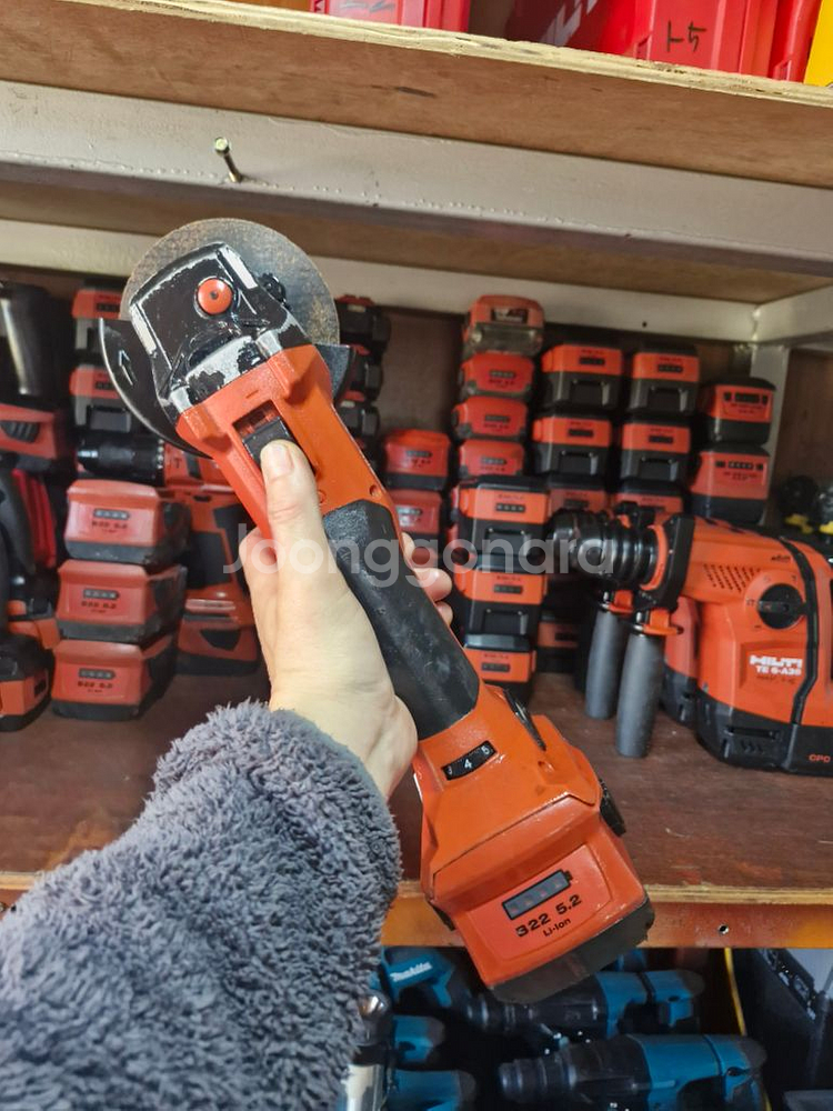 [HILTI]힐티충전그라인더AG4S A22 속도조절.5--7