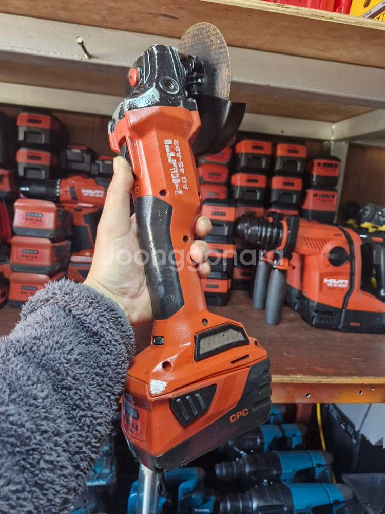 [HILTI]힐티충전그라인더AG4S A22 속도조절.5--8