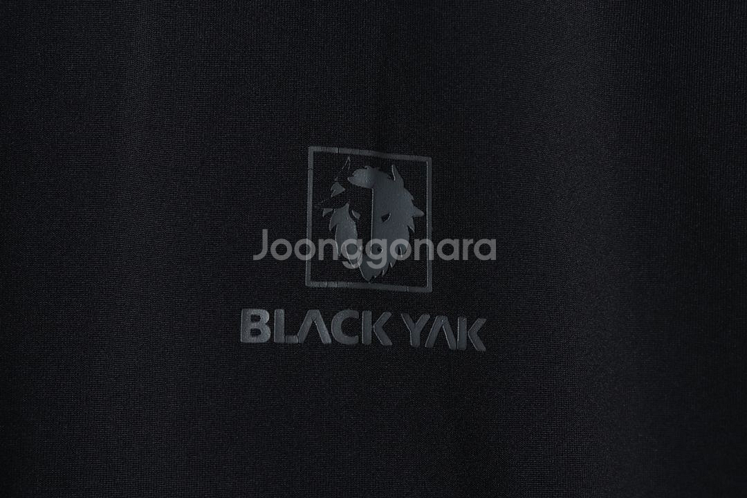 (L) 블랙야크 반팔 티셔츠 기능성 블랙--4
