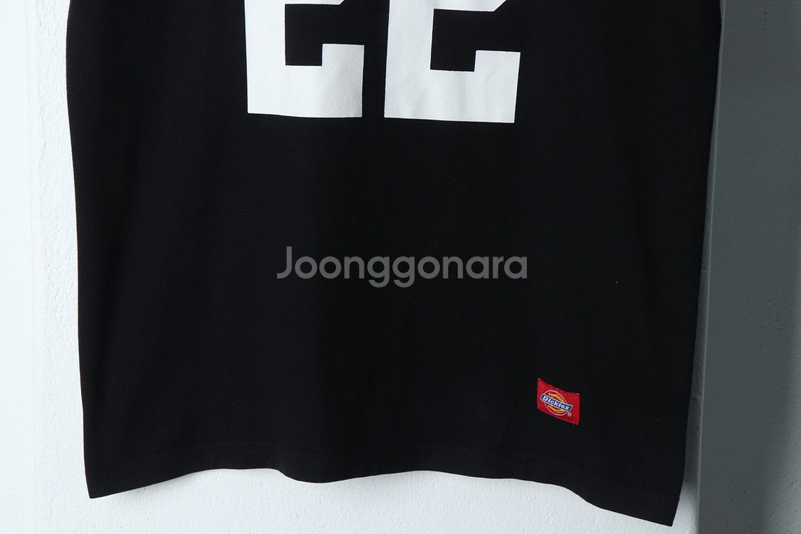 (M) 디키즈 반팔 티셔츠 블랙 올드스쿨--3
