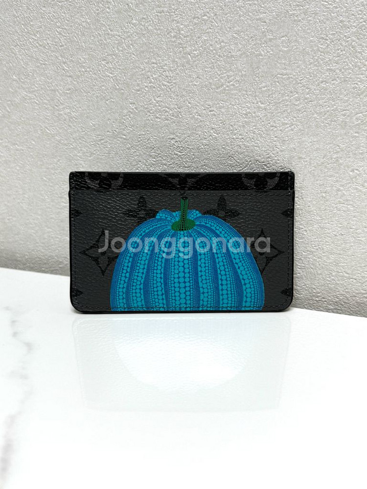 (한정판/A급)루이비통X야오이 쿠사마 모노그램 카드지갑--1