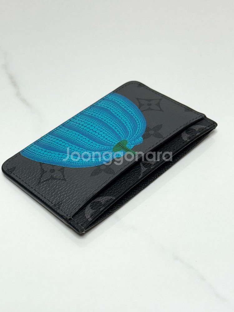 (한정판/A급)루이비통X야오이 쿠사마 모노그램 카드지갑--5