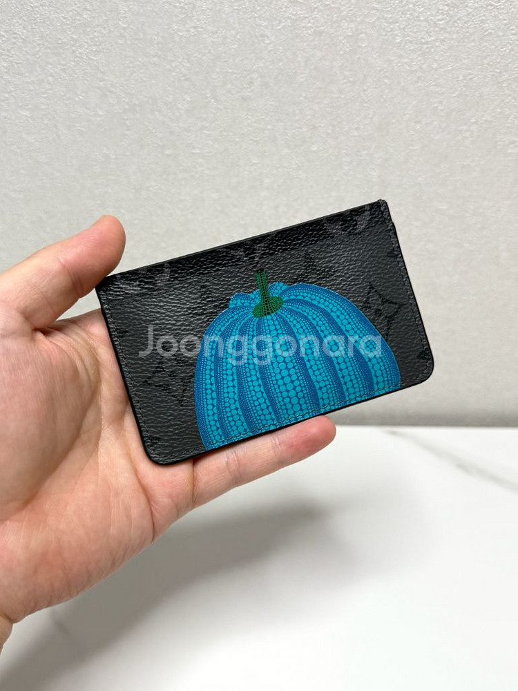 (한정판/A급)루이비통X야오이 쿠사마 모노그램 카드지갑--3