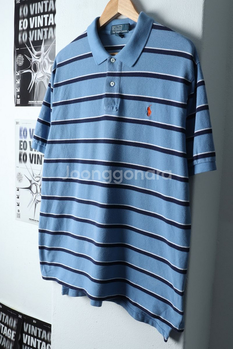 (XL-2XL) 폴로 랄프로렌 반팔 카라 티셔츠--0