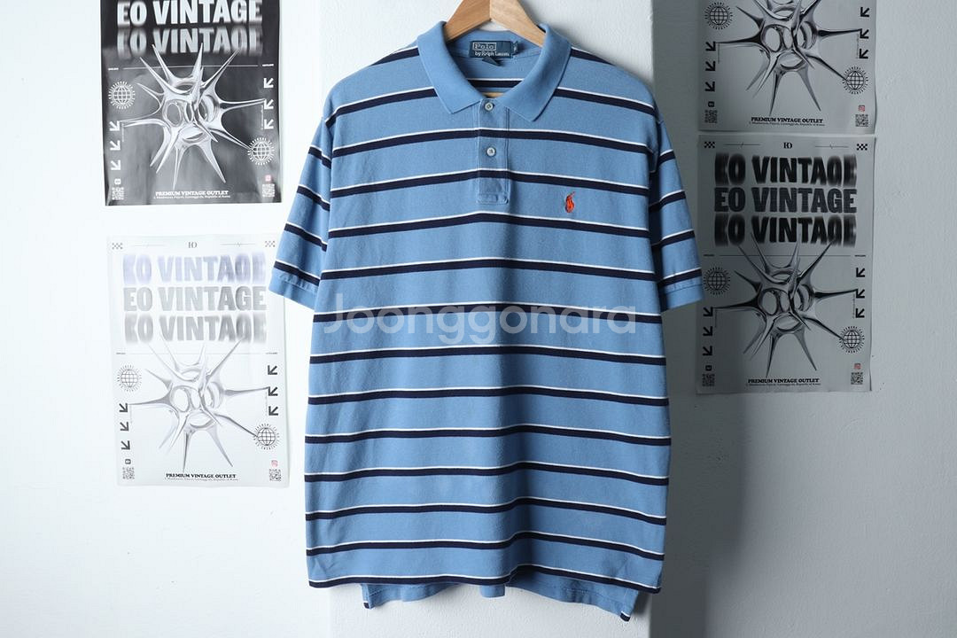 (XL-2XL) 폴로 랄프로렌 반팔 카라 티셔츠--1