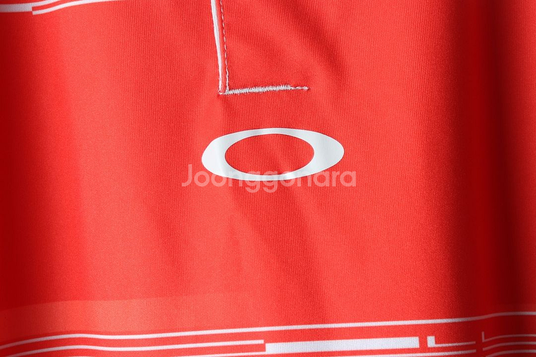 (2XL) 오클리 반팔 카라 티셔츠 빅사이즈 작은오염--4