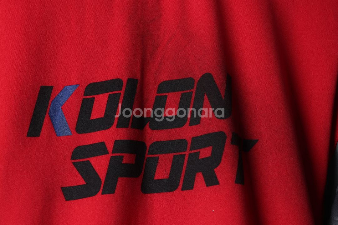 (XL) 코오롱스포츠 반팔 티셔츠 기능성 반집업 등산--5