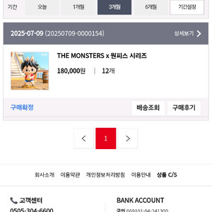 팝마트 라부부x원피스 시리즈 피규어 미개봉 정품