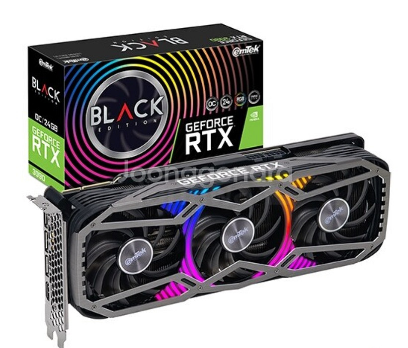 이엠텍 지포스 RTX 3090 BLACK EDITION--0