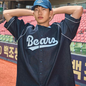 두산베어스 데님 유니폼 L사이즈