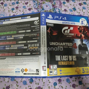 ps4 플스4 언차티드4+그란투리스모 스포츠