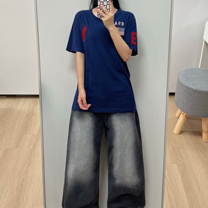 폴로 랄프로렌 USA 성조기 빅포니 네이비 반팔 티셔츠