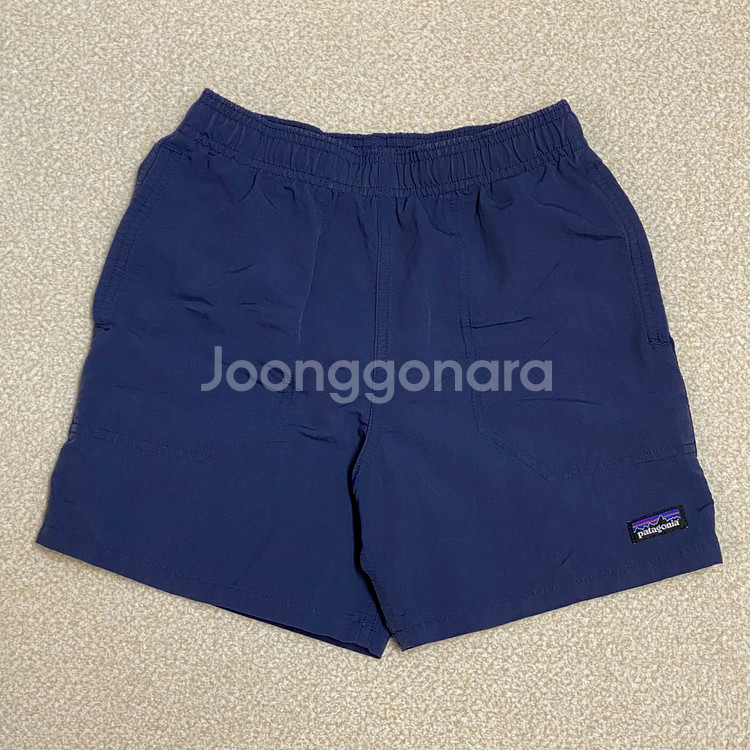 (정품) 파타고니아 키즈 네이비 배기스 쇼츠 9-10세--0