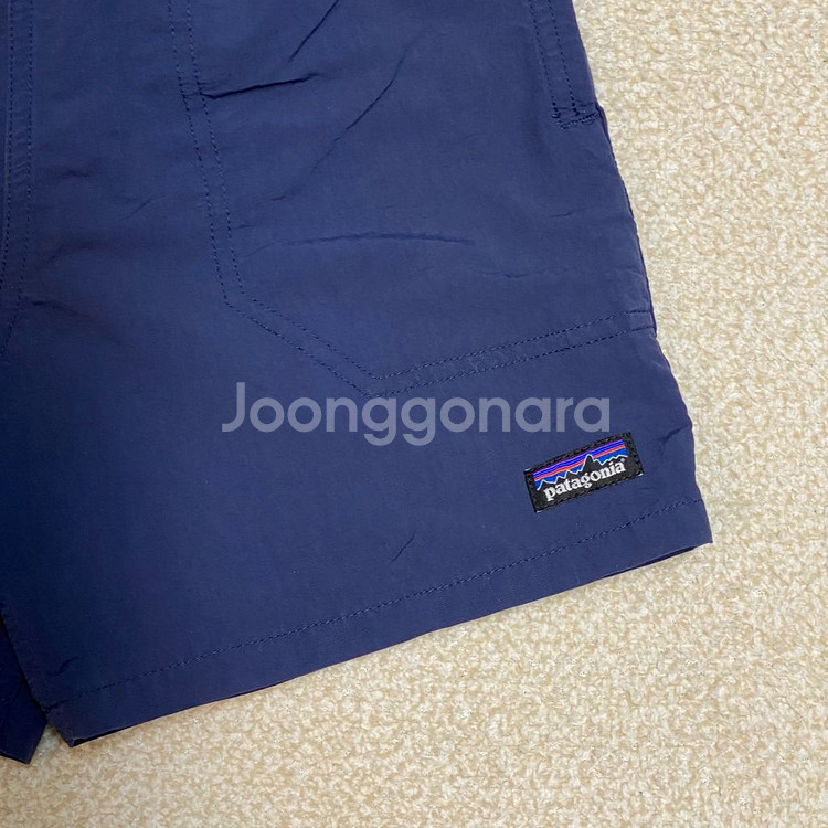 (정품) 파타고니아 키즈 네이비 배기스 쇼츠 9-10세--1