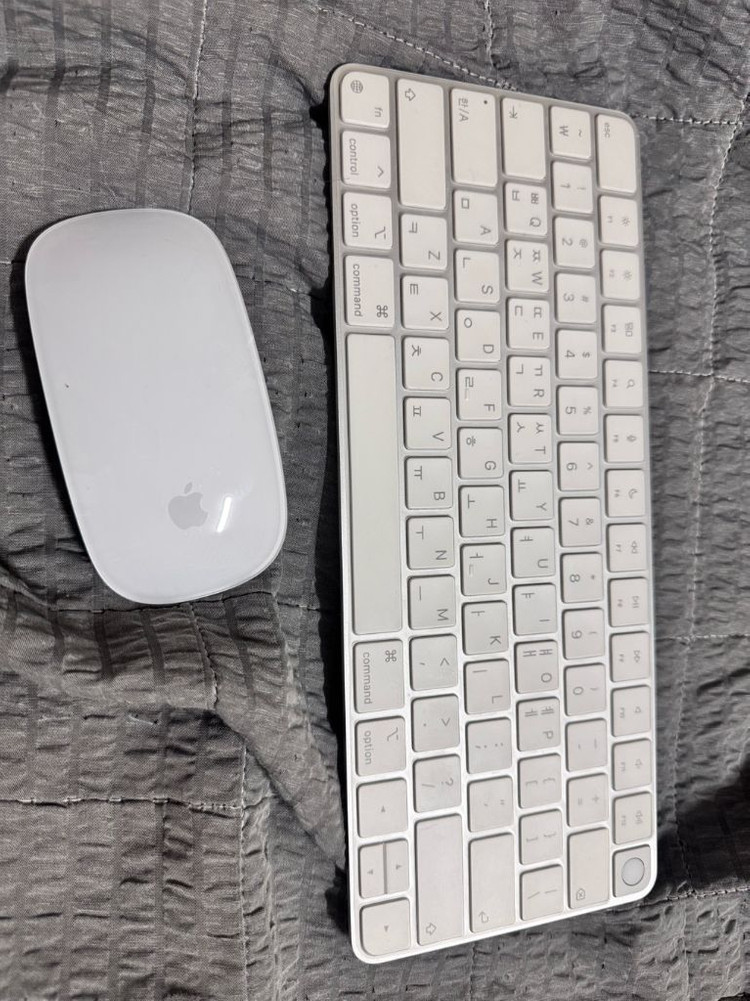 애플 정품 키보드와 마우스입니다 ㅠ 급쳐ㅠ--0