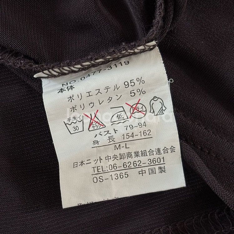 일본빈티지 다크퍼플 자색고구마 스퀘어넥 슬리브 탑--2