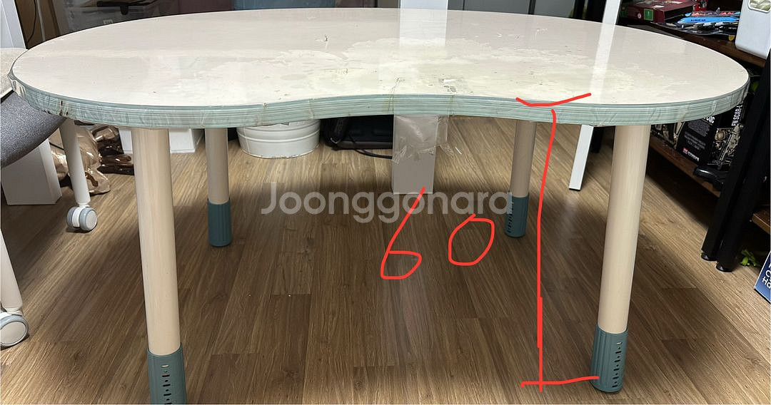 퍼시스 어린이 테이블 + 일룸 링고의자 (직거래)--5