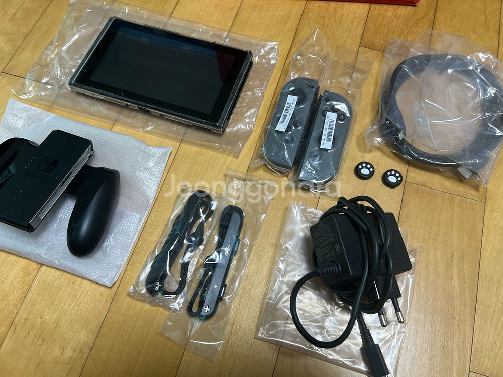 닌텐도 스위치 (블랙) OLED 풀박스 + 보호장비,--2