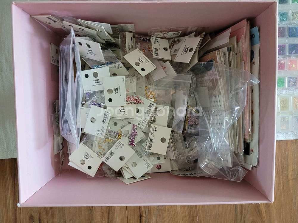 네일 파츠 스톤 재료 글리터 몽땅 일괄--5