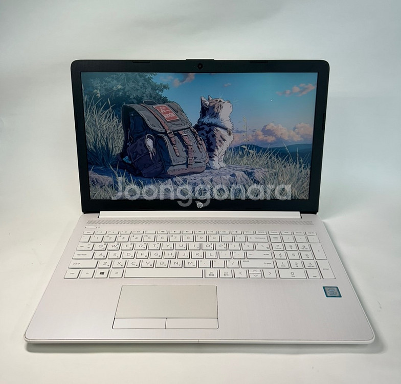 HP 15.6in FHD 화이트 가성비 사무용 노트북--0