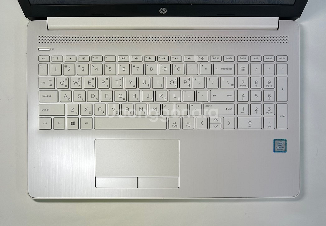 HP 15.6in FHD 화이트 가성비 사무용 노트북--1