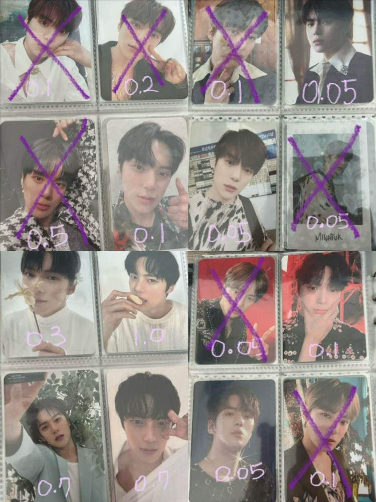 몬스타엑스 민혁 포카 포토카드 이미지