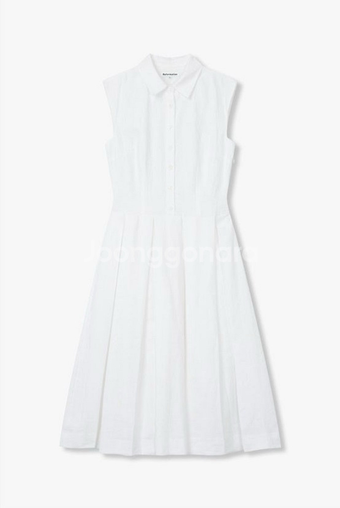 리포메이션 손연재 화이트 프림 prim 린넨 원피스 4--3