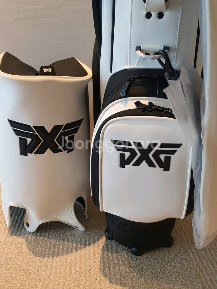pxg골프백 캐디백 트롤리 바퀴형 말본골프백--3