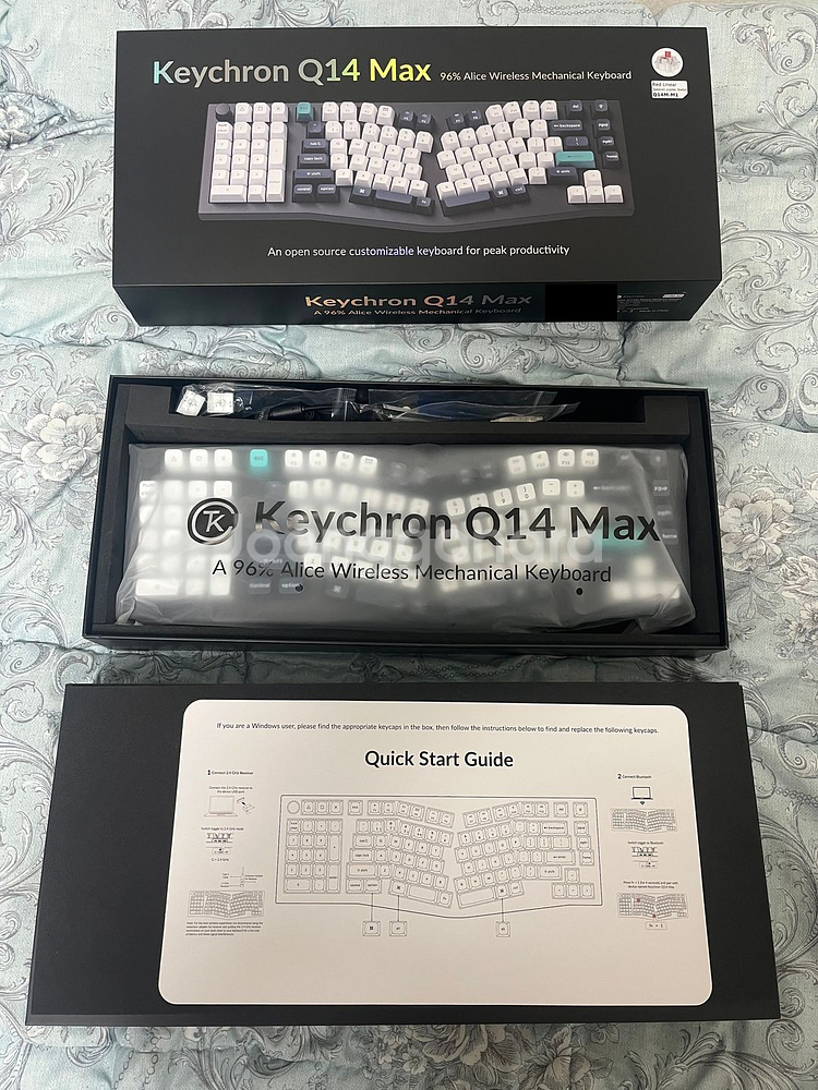 정품 키크론 Q14 PRO MAX 카본 블랙--2