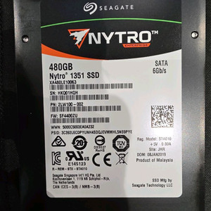 Seagate Nytro 480GB SSD 팝니다.