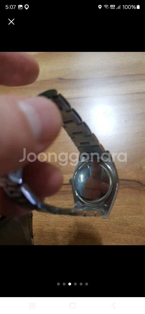 로렉스 정품 모델번호:6694 수동 285만원 팝니다--5