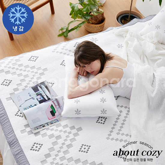 어바웃코지 냉감패드구매시 (냉감경추베개증정)SS사이즈--1