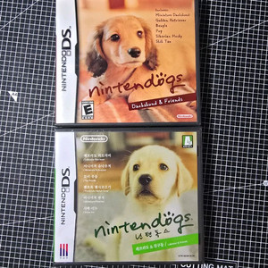 NDS 닌텐독스 래브라도 정발 새제품 + 닥스훈트 북미