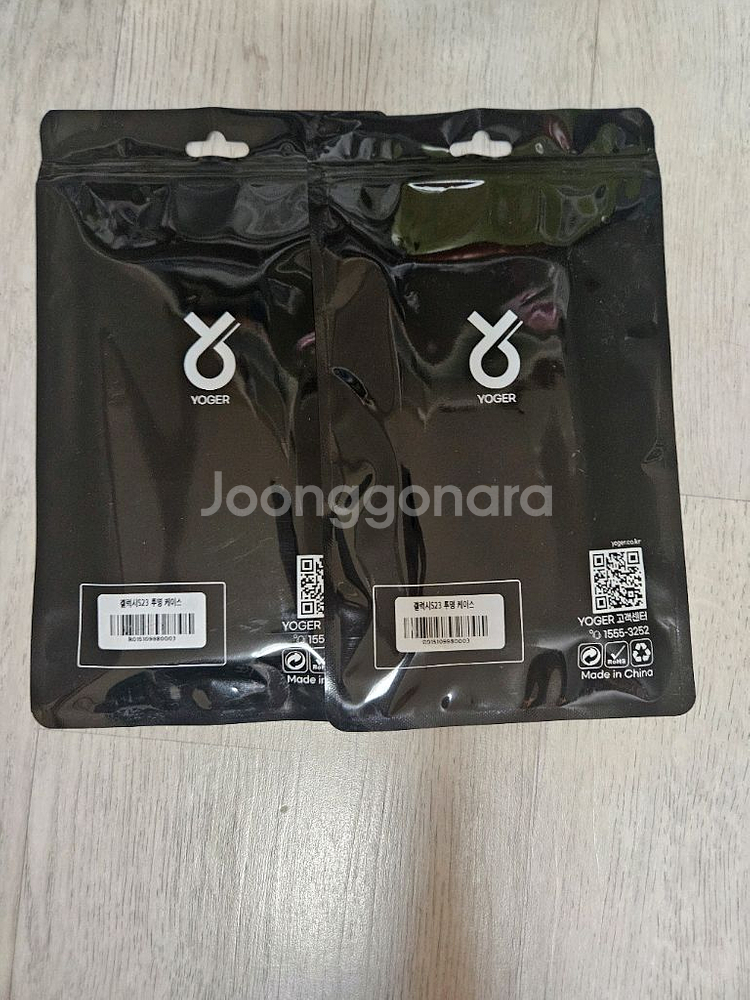 갤럭시 S23 휴대폰 투명 케이스 새상품 2개 일괄--1